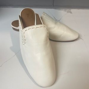 Frye leather mules slip on sandals
